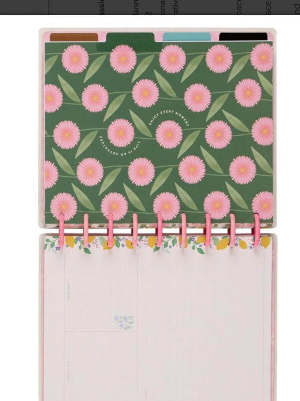 The Happy Planner includes 12